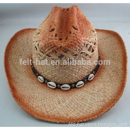2016 collection 100% paper straw cowboy hat